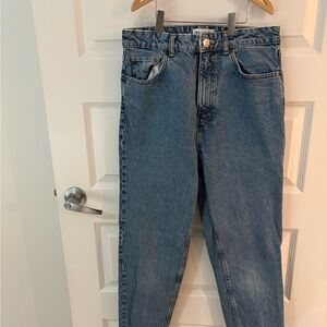 Zara Straight Leg Blue Jeans